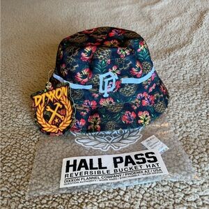 Dixxon Flannel Hall Pass reversible Bucket Hat
